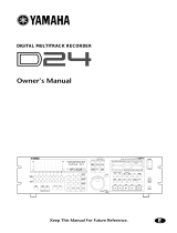 Yamaha D24 Manual do usuário