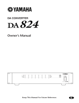 Yamaha DA824 Manual do usuário