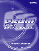 Yamaha DRUM Pro DD-55C Manual do proprietário