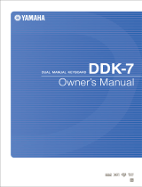 Yamaha DDK-7 Manual do usuário