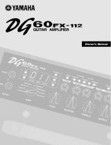 Yamaha DG60FX Manual do usuário