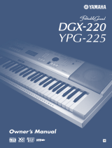 Yamaha DGX-220 YPG-225 Manual do usuário