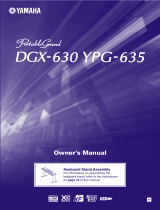 Yamaha DGX630B - 88 Key Portable Grand Manual do proprietário