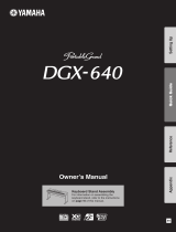 Yamaha DGX-640 Manual do proprietário