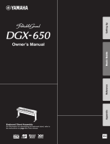 Yamaha DGX-640 Manual do proprietário
