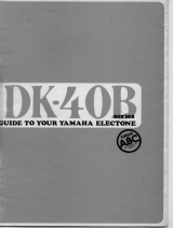 Yamaha Electone DK-40B Series Manual do usuário