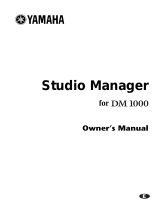 Yamaha DM 1000 Manual do usuário
