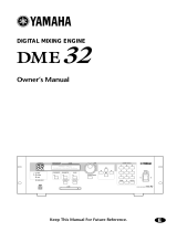 Yamaha DME 32 Manual do proprietário