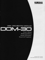 Yamaha DOM-30 Manual do proprietário