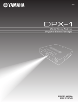 Yamaha DPX-1 Manual do proprietário