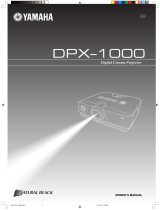 Yamaha DPX-1000 Manual do usuário