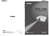Yamaha Projector DPX-1300 Manual do usuário