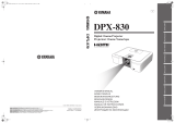 Yamaha DPX-830 Manual do proprietário
