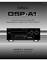 Yamaha DSP-A1 Manual do usuário