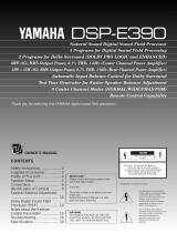 Yamaha DSP-E390 Manual do proprietário