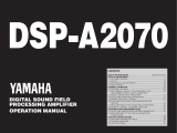 Yamaha DSP-A2070 Manual do proprietário