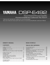 Yamaha DSP-E492 Manual do usuário