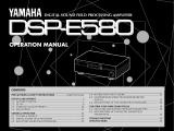 Yamaha DSP-E580 Manual do proprietário