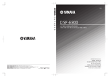 Yamaha DSP-E800 Manual do usuário