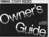 Yamaha DSR-500 Manual do proprietário