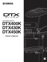 Yamaha DTX400K Manual do proprietário
