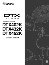 Yamaha DTX432K Electronic Drum Set Manual do proprietário