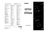 Yamaha DTX500 Manual do proprietário