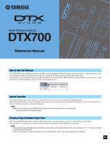 Yamaha DTX700 Manual do usuário