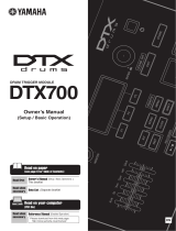 Yamaha DTX700 Manual do proprietário
