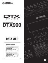 Yamaha DTX900 Ficha de dados