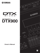 Yamaha DTX900 Manual do proprietário