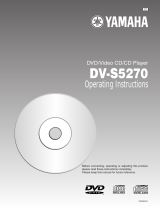 Yamaha DV-S5270 Manual do usuário