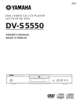 Yamaha DV-S5550 Manual do proprietário