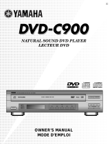 Yamaha DVDC900 Manual do usuário
