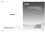 Yamaha DVD-E600 Manual do proprietário