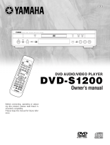 Yamaha DVD-S1200 Manual do usuário