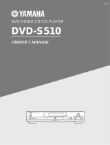 Yamaha DVD-S510 Manual do usuário