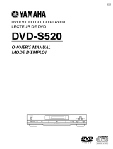 Yamaha DVD-S520 Manual do usuário