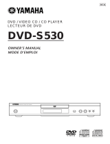 Yamaha DVD-S530 Manual do proprietário