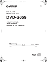 Yamaha DVD-S659 Manual do usuário
