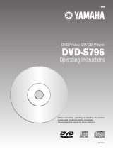 Yamaha DVD-S796 Manual do usuário