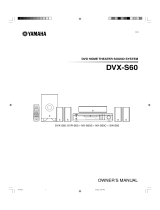 Yamaha DVXS60 Manual do usuário