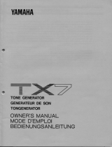 Yamaha TX7 Manual do usuário