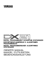 Yamaha DX21 Manual do proprietário