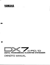 Yamaha DX7II Manual do proprietário