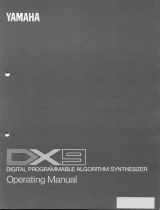 Yamaha DX9 Manual do proprietário