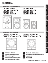 Yamaha DXS15XLF Manual do proprietário