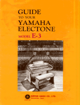 Yamaha E-3 Manual do proprietário