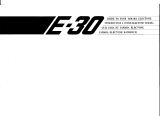 Yamaha E-30 Manual do usuário