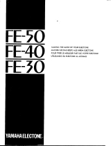 Yamaha FE-40 Manual do proprietário